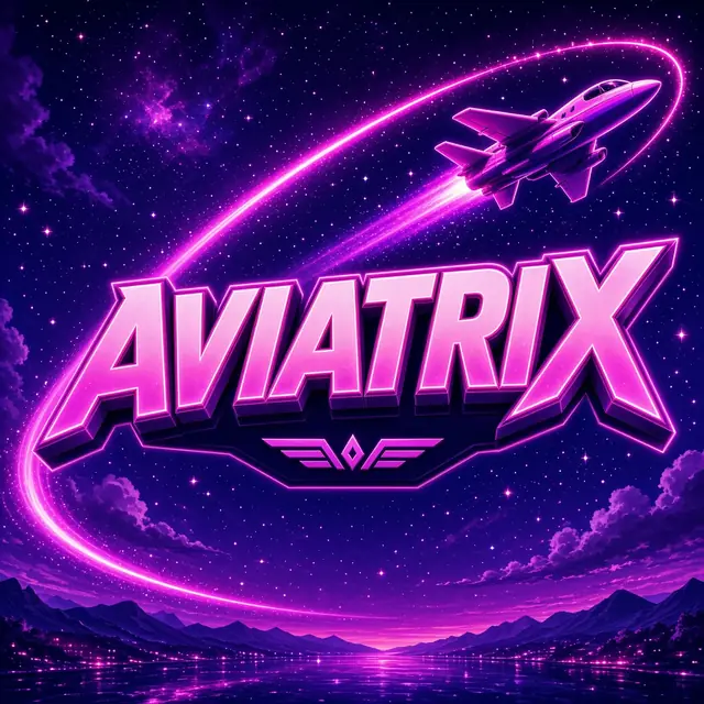 Aviatrix, a magenta plane tracing a higher night arc
