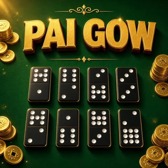 Pai Gow, domino tiles arranged as two hands